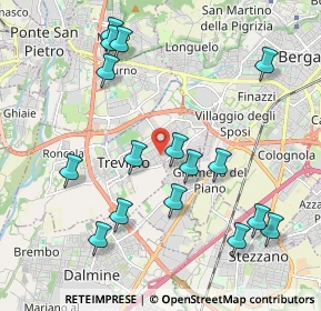 Mappa Via Giuseppe Garibaldi, 24048 Treviolo BG, Italia (2.19625)