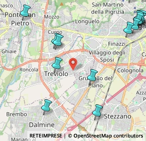 Mappa Via Giuseppe Garibaldi, 24048 Treviolo BG, Italia (3.10867)