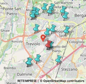 Mappa Via Camillo Benso Conte di Cavour, 24048 Treviolo BG, Italia (1.9545)