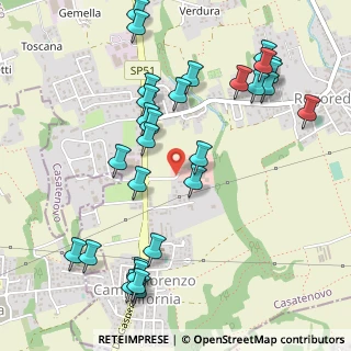 Mappa Via Sant'Anna, 23880 Casatenovo LC, Italia (0.6)