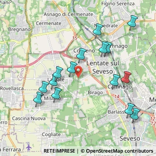 Mappa Via Benedetto Croce, 20823 Lentate sul Seveso MB, Italia (2.178)