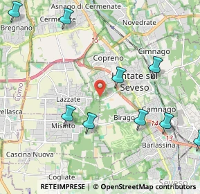 Mappa Via Benedetto Croce, 20823 Lentate sul Seveso MB, Italia (2.84273)