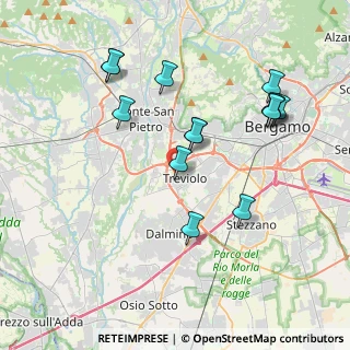 Mappa Via Udine, 24048 Treviolo BG, Italia (3.94786)