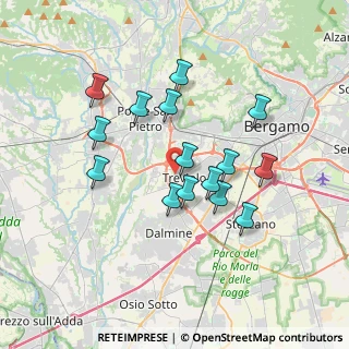 Mappa Via Udine, 24048 Treviolo BG, Italia (3.17067)