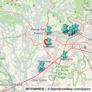 Mappa Via Udine, 24048 Treviolo BG, Italia (4.02364)