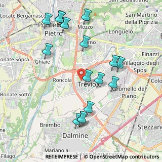 Mappa Via Udine, 24048 Treviolo BG, Italia (2.1825)