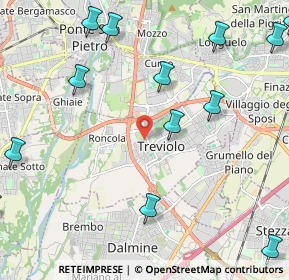 Mappa Via Udine, 24048 Treviolo BG, Italia (3.05786)