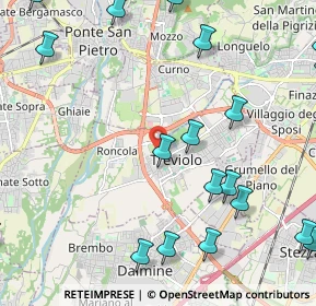 Mappa Via Udine, 24048 Treviolo BG, Italia (3.04)