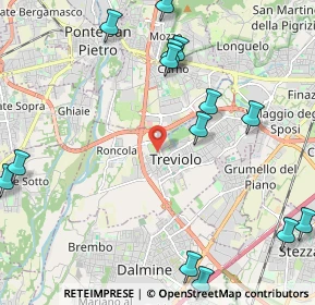 Mappa Via Udine, 24048 Treviolo BG, Italia (2.80143)