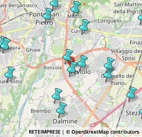 Mappa Via Udine, 24048 Treviolo BG, Italia (2.89053)