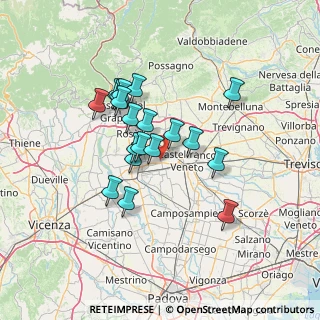 Mappa Via dei Martiri, 35018 San Martino di Lupari PD, Italia (11.09158)