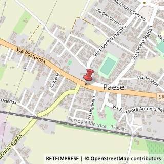 Mappa Via Postumia,  58, 31038 Paese, Treviso (Veneto)