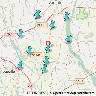 Mappa Via Vallazza, 36060 Schiavon VI, Italia (4.36545)