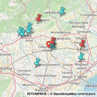 Mappa , 31033 Castelfranco Veneto TV, Italia (14.90077)