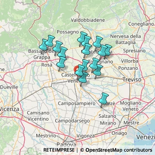 Mappa , 31033 Castelfranco Veneto TV, Italia (10.73647)