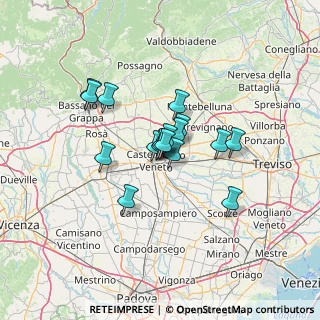 Mappa , 31033 Castelfranco Veneto TV, Italia (8.85412)