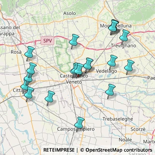 Mappa , 31033 Castelfranco Veneto TV, Italia (8.338)