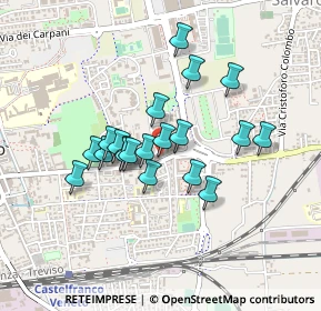 Mappa Via Molise, 31033 Castelfranco Veneto TV, Italia (0.3395)