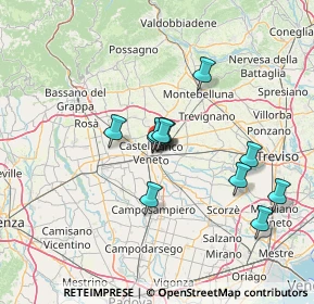 Mappa Via Molise, 31033 Castelfranco Veneto TV, Italia (11.48182)