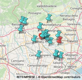 Mappa Via Molise, 31033 Castelfranco Veneto TV, Italia (11.27647)