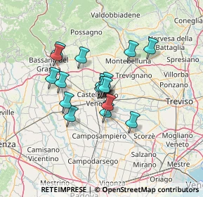 Mappa Via Molise, 31033 Castelfranco Veneto TV, Italia (9.70471)