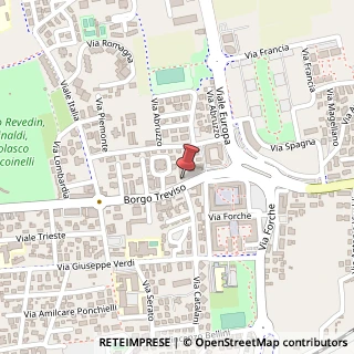 Mappa Borgo Treviso, 117, 31033 Castelfranco Veneto, Treviso (Veneto)