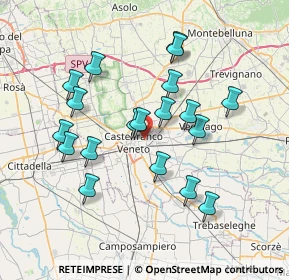 Mappa Via Molise, 31033 Castelfranco Veneto TV, Italia (6.84)