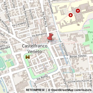 Mappa Piazza Giorgione, 11, 31033 Castelfranco Veneto, Treviso (Veneto)