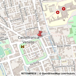 Mappa Piazza Giorgione, 2, 31033 Castelfranco Veneto, Treviso (Veneto)