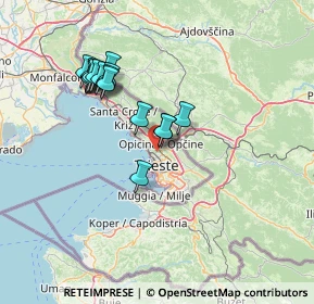 Mappa Via Sottomonte, 34135 Trieste TS, Italia (13.26353)