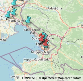 Mappa Via Sottomonte, 34135 Trieste TS, Italia (11.86)