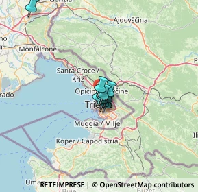 Mappa Via Sottomonte, 34135 Trieste TS, Italia (8.95636)