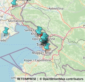 Mappa Via Sottomonte, 34135 Trieste TS, Italia (9.70615)