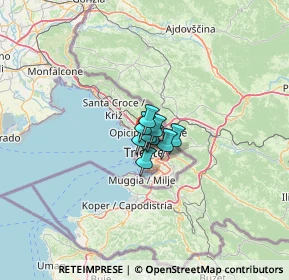 Mappa Via Sottomonte, 34135 Trieste TS, Italia (8.76)