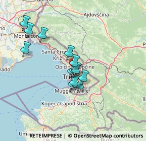 Mappa Via Sottomonte, 34135 Trieste TS, Italia (10.78769)