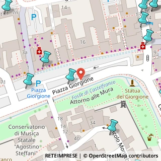 Mappa Piazza Giorgione, 31033 Castelfranco Veneto TV, Italia (0.1455)