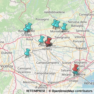 Mappa Piazza Giorgione, 31033 Castelfranco Veneto TV, Italia (13.35167)