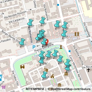Mappa Piazza Giorgione, 31033 Castelfranco Veneto TV, Italia (0.104)
