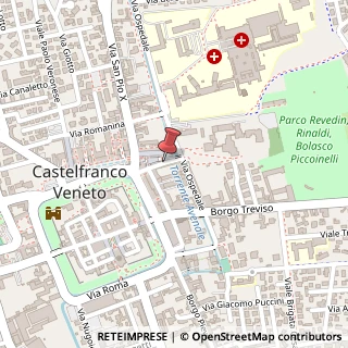 Mappa Via cappuccini 43, 31033 Castelfranco Veneto, Treviso (Veneto)
