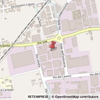 Mappa Via Sile, 22, 31033 Castelfranco Veneto, Treviso (Veneto)