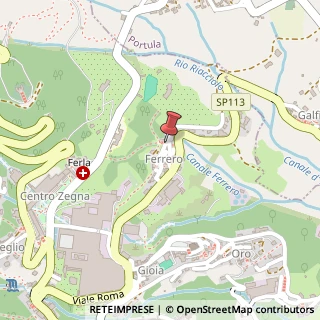 Mappa Frazione Ferrero, 36, 13835 Trivero, Biella (Piemonte)