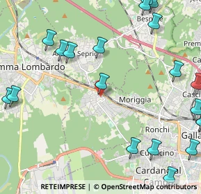 Mappa Via Milano, 21011 Casorate Sempione VA, Italia (3.0935)