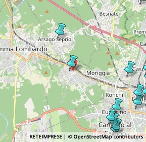 Mappa Via Milano, 21011 Casorate Sempione VA, Italia (3.59529)