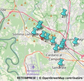 Mappa Via Milano, 21011 Casorate Sempione VA, Italia (3.07583)