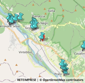 Mappa Via delle Betulle, 28075 Grignasco NO, Italia (2.623)