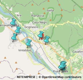Mappa Via delle Betulle, 28075 Grignasco NO, Italia (3.09071)