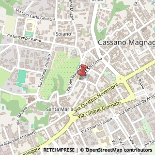 Mappa Via Rosnati, 7, 21012 Cassano Magnago, Varese (Lombardia)