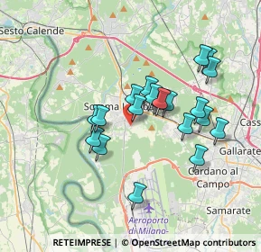 Mappa Via Bozza dei Salici, 21019 Somma Lombardo VA, Italia (3.0355)