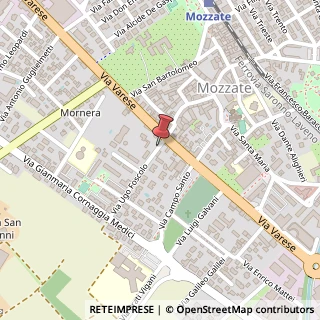 Mappa Via Ugo Foscolo, 8/A, 22076 Mozzate, Como (Lombardia)