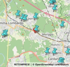 Mappa Via Venezia, 21011 Casorate Sempione VA, Italia (3.08944)